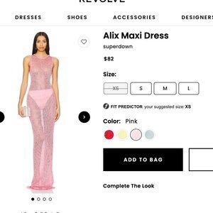 Superdown Alix maxi dress NWT